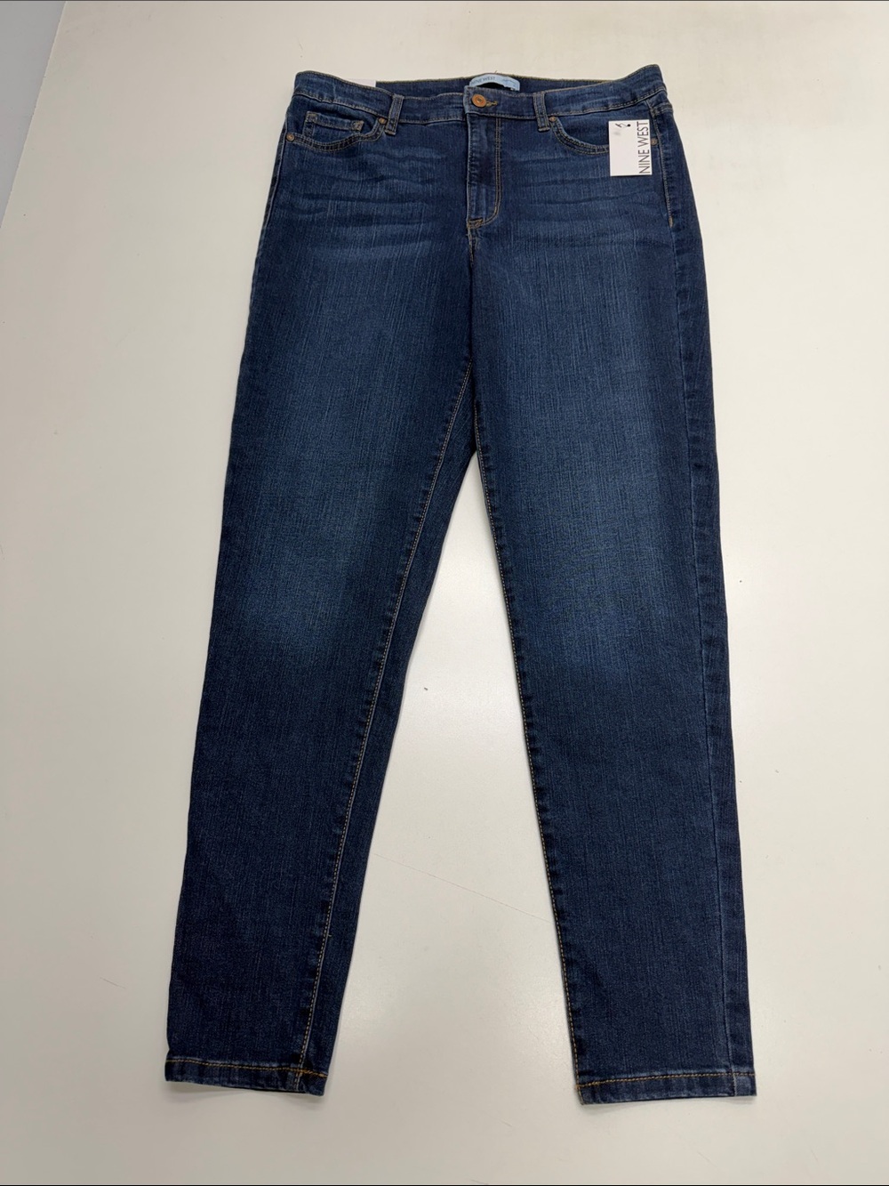 NINE WEST Women’s 12 HIGH RISE SKINNY Blue Jeans